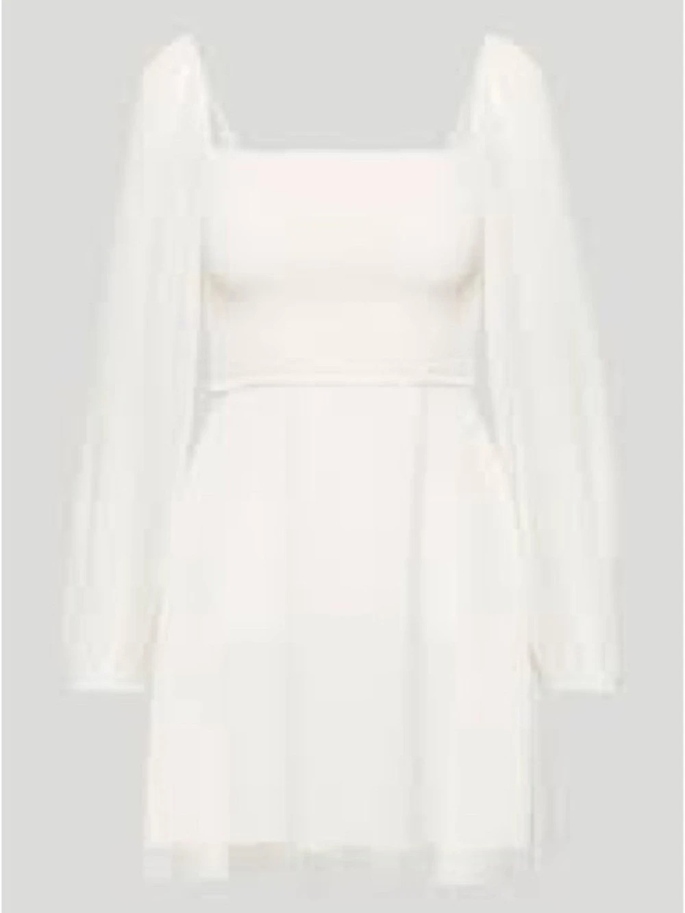 Wilfred villa White Long Sleeve Mini Dress